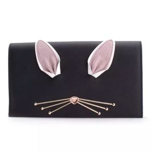 Kate spade hop to it rabbit bunny crossbody clutch